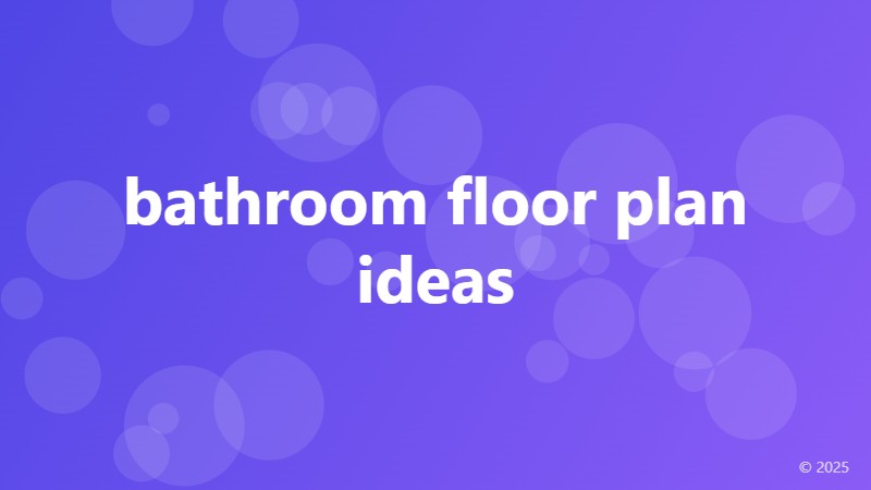 bathroom floor plan ideas
