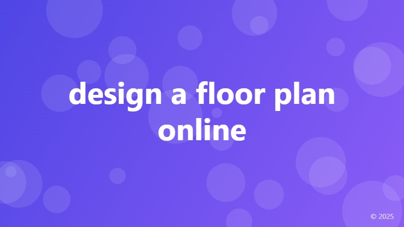 design a floor plan online
