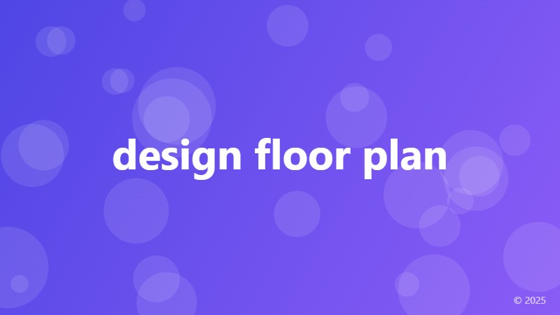 design floor plan