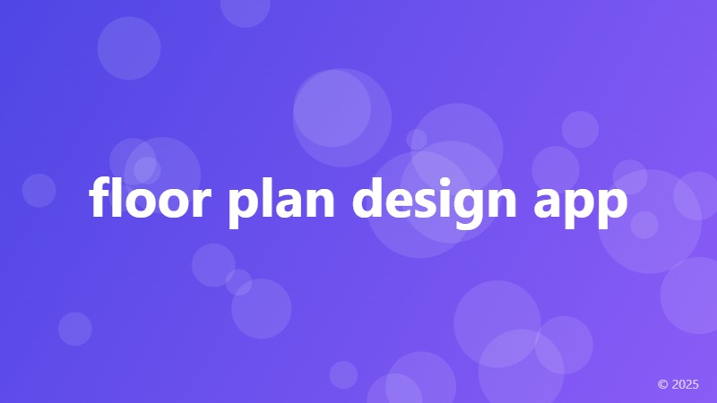 floor plan design app